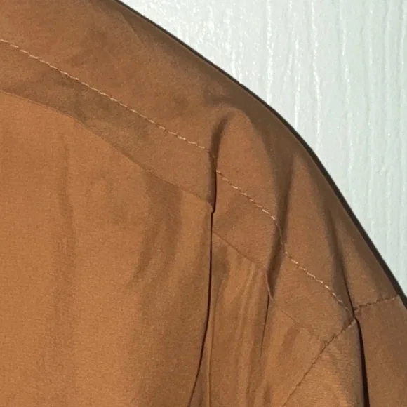 FREE PEOPLE WE THE FREE Women's Tan Doe Duvet Bomber Puffer Jacket Size XS - Picture 7 of 7